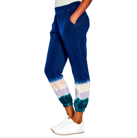 NWT Women's Wildfox Hadley French Terry Relaxex Fit Tie-Dye Jogger Sweatpants - Picture 6 of 11
